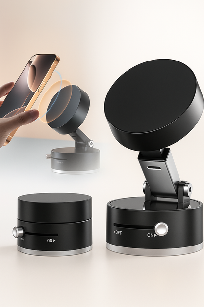 Vacuum Magnetic Suction Phone Holder